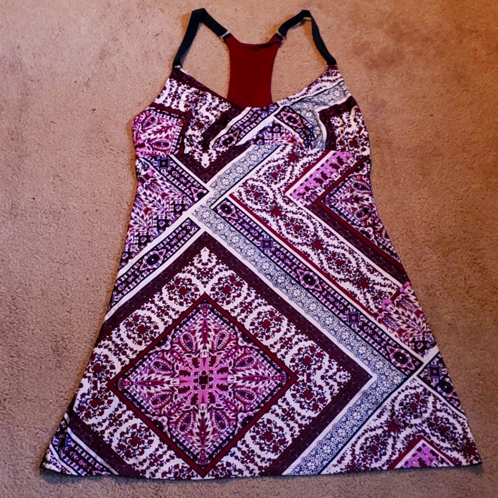 Patterned Halter Top Nightgown